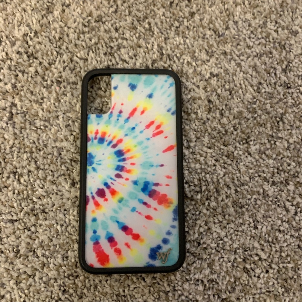 Neon Tie-Dye Wildflower iPhone X Case